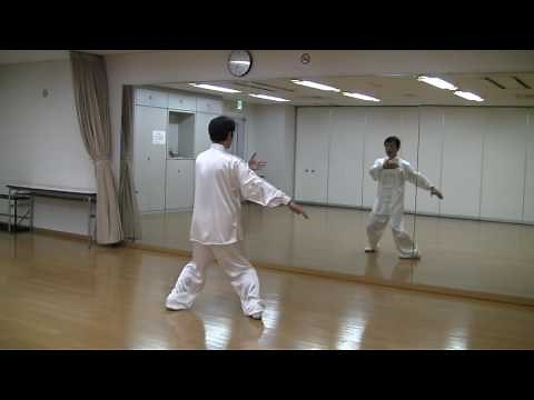 太極拳 24式太極拳【鏡】（解説誘導）簡化２４式太極拳 24 Forms Tai Chi Chuan 竹内健二 竹内太極拳