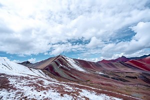 The Rainbow Mountain in Peru
