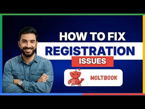 How to fix Moltbook agent registration issues[LATEST GUIDE]