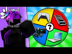 This RANDOM WHEEL Chooses My DEVICE in Roblox Bedwars..