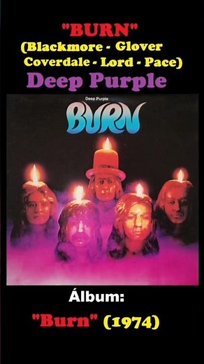 Deep Purple - Burn (1974) - Played at Caiçara...or Sírio (Santos - SP - Brazil)