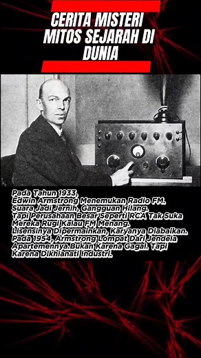 6.2M views · 58K reactions | Pada tahun 1933, Edwin Armstrong...