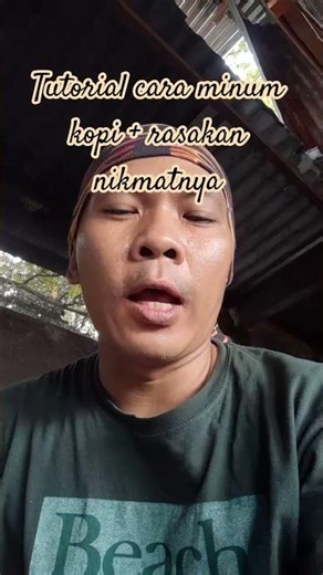 Tutorial minum kopi