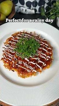 Veg. Okonomiyaki || Japanese Vegetarian Pancake