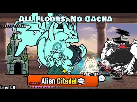 The Battle Cats | Alien Citadel (All Floors) [No Gacha]