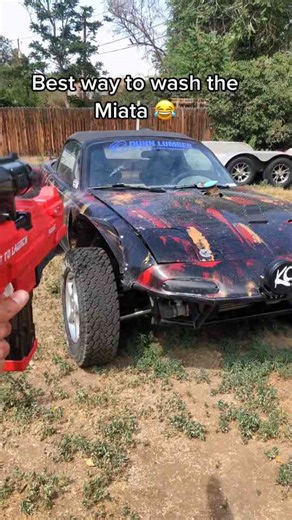 This Is How I Wash My Car With a Hilarious Twist