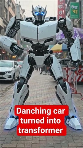 dancing car turned into transformer #car