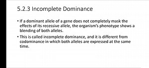 1K views · 130 reactions | Grade 11 Biology, Chapter 5, 5.2.3 Incomplete Dominance | Dr. Chit Ye Zaw | Facebook