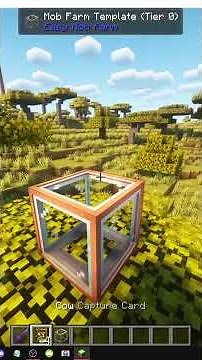 HOW TO USE Mob Capture Cards in MINECRAFT with Easy Mob Farm