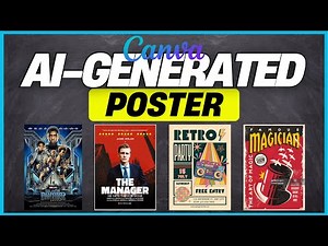 How to Create AI-Generated POSTER in Canva [FREE]