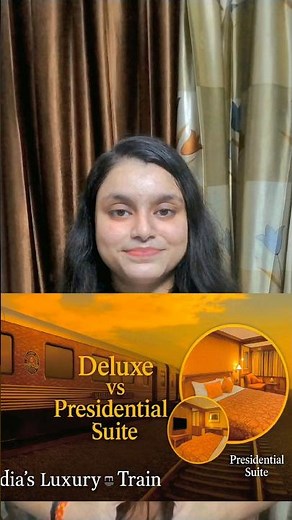 Inside Maharajas' Express 🚂 | Deluxe vs Presidential Suite | India’s Most Luxurious Train #shorts