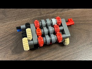 Best 5 Speed + Reverse Gearbox Transmission Ever | LEGO Technic