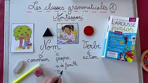 Primaire - les classes grammaticales 1 Pour tous les enfants de primaire et même collège s’ils veulent revoir les bases 😉 Voici la première vidéo de la série sur les 9 classes grammaticales (on dit aussi la nature des mots) L’enseignement ici est conforme à la méthode Montessori 😉 3 parties : 1/ qu’est-ce qu’une classe grammaticale et pourquoi on les a inventées ? 2/ le nom et le verbe (et leurs sous classes) 3/ des exercices corrigés pour s’entraîner de suite à la maison 😊 #collège #brevet20