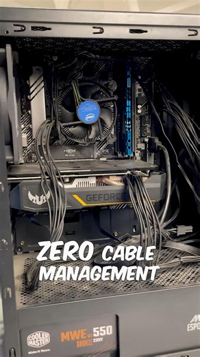 From Messy to Clean – Ultimate PC Cable Management😍 #shorts #viral #trending #gaming #pc #tech