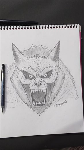 werewoIf drawing #art #shortvideo #reels #follow #foryou #viral #shadingdrawing #arts 🎨✍
