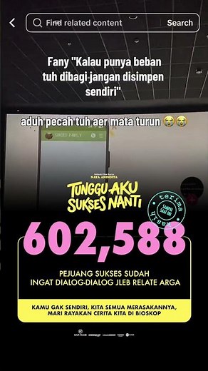 Tunggu Aku Sukses Nanti tembus 600K lebih penonton di hari ke-6! Kamu salah satunya?
