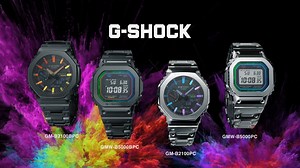 12K views · 685 reactions | Celebrate the G-SHOCK 40th anniversary in full-spectrum style with a masterpiece design that brings the colors of the rainbow to a splendid full-metal timepiece. #casio #gshock #absolutetoughness #gmwb5000 #gmb2100 https://www.casio.com/intl/watches/gshock/product. GM-B2100BPC-1A/ | CASIO G-SHOCK | Facebook