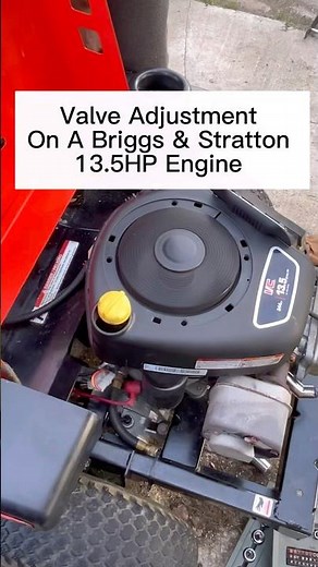 🛠️ Valve Adjustment On A Briggs & Stratton 13.5HP Engine 👨🏾‍🔧 #5StarGChallange