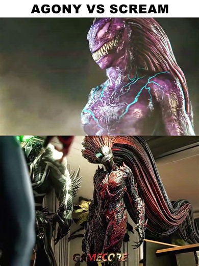 Turning Into Agony vs Scream Symbiote | Game vs Movie Detailed Comparison 😱😱