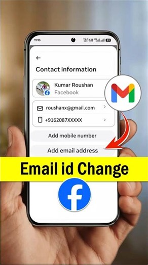 facebook email change | facebook gmail change | add new gmail address facebook | add email on fb id