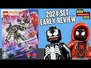 EARLY REVIEW: 2024 LEGO Venom Mech Armor vs Miles Morales Set 76276