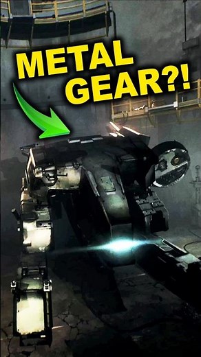 Metal Gear Rex Shown in NEW Game! 🐍🐙 #metalgearsolid #shorts