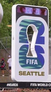 Seattle Center unveils "One Year to Go" countdown to FIFA World Cup clock