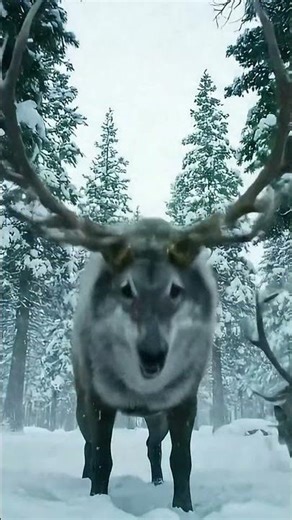 The Birth of an Apex Predator: The Wolf-Elk Hybrid | 설원의 지배자, 울프-엘크의 탄생 | 雪原の支配者、ウルフエルクの誕生#shorts