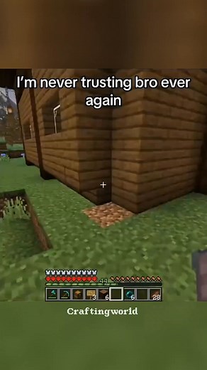 1.5M views · 39K reactions | I think my bro is so kind #gaming #minecraft #Craftingworld | Crafting world | Facebook