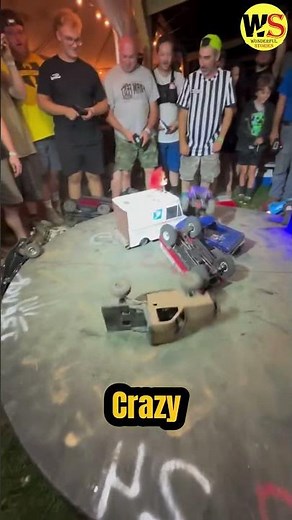 This Remote Car Showdown Ends in Chaos #shorts