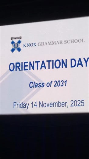 8.6K views · 88 reactions | NEW BEGINNINGS // Today the incoming Year 7 (Class of 2031), and the incoming Prep school students, had an amazing and action-packed Orientation Day. They heard from school leadership, got to know their peers a bit more, and enjoyed tours of the school. Bring on 2026! #KnoxGrammar #ThisIsKnox | Knox Grammar School | Facebook