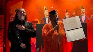 WATCH: Daytona artist Perego receives presidential award