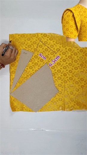 trending sleeve design cutting and stitching #sewing #fyp #fashion #shorts
