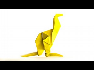 How to make a paper Kangaroo - origami ideas