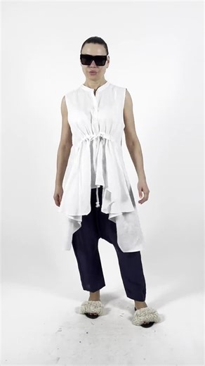 Linen Harem Pant Set With Tank Top, Two Piece Summer Outfit - Etsy