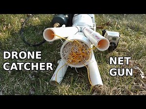 Drone Catching Net Launcher