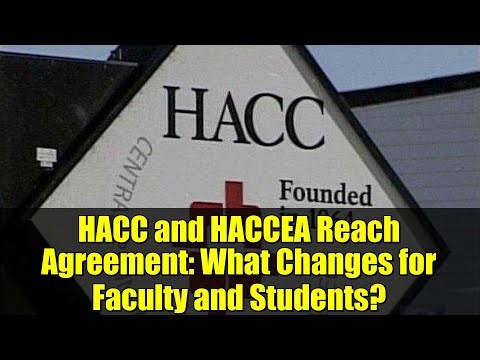 HACC and HACCEA Reach Agreement: What Changes for Faculty and Students?