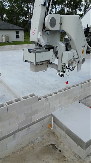 Automated Block Laying Machine in Construction