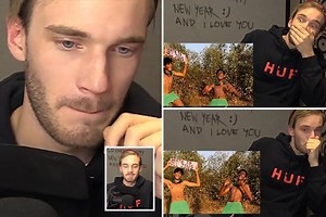 Pewdiepie in anti-Semitic storm after paying men to unveil 'death to all Jews' sign in Youtube video
