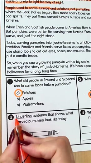 A simple Halloween lesson for 2nd graders! The history of jack-o-lanterns