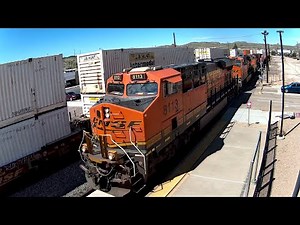 RailFanAZ LIVE Railcam - Kingman Railroad Museum, Kingman, AZ | BNSF Seligman Sub, MP 516.5 - West