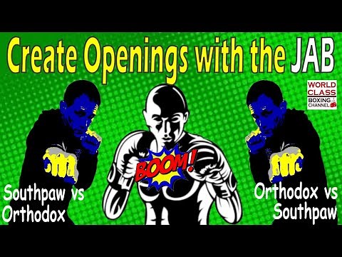 How To Create An Opening Using The JAB | World Class Boxing Teaches YOU!