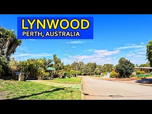 Perth Suburb: LYNWOOD (Western Australia), small suburb in Perth South East, walking tour 4K