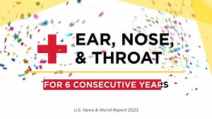 A leader in safe and advanced care. UMMC is nationally recognized by U.S. News & World Report Best Hospital rankings as a top hospital in the specialty care of patients with ear, nose and throat (ENT) conditions. This national ranking represents the high-quality care our staff provides patients every day. https://www.umms.org/ummc/news/2023/two-university-of-maryland-medical-system-hospitals-ranked-among-top-three-in-maryland | University of Maryland Medical Center