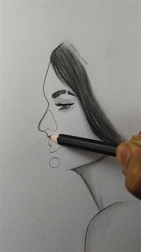 Face drawing techniques 🤌❤️✏️ #art #drawing #artwork #explore #viral #howtodraw #shorts