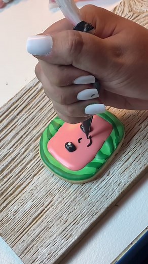 Decorating Cocomelon Cookies with Royal Icing