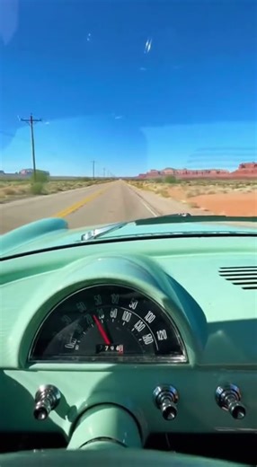 1955 Corvette Route 66 Desert Drive