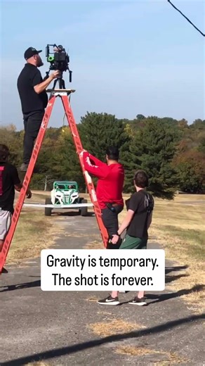 Gravity is temporary. The shot is forever. 🎥🪜 Clone Cops now on Tubi! #clonecops #scifimovie #movie