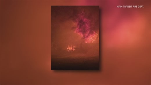 Fire damages Amherst properties