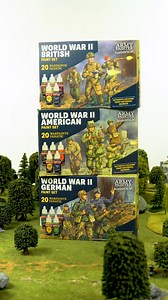 Bring history to life with Warpaints Historical, the world's first historian-approved miniature paints—available now! Whether you're looking to unleash the power of Democracy, recreate the Blitzkrieg, or Stand Firm, Keep Calm, and Carry On, Warpaints Historical has you covered with the new World War II American, German, and British paint sets. Each set features 20 paints in total, including high-performance, high-coverage Warpaints Fanatic Acrylics, Washes, one Rust Effect, one Metallic, and uni